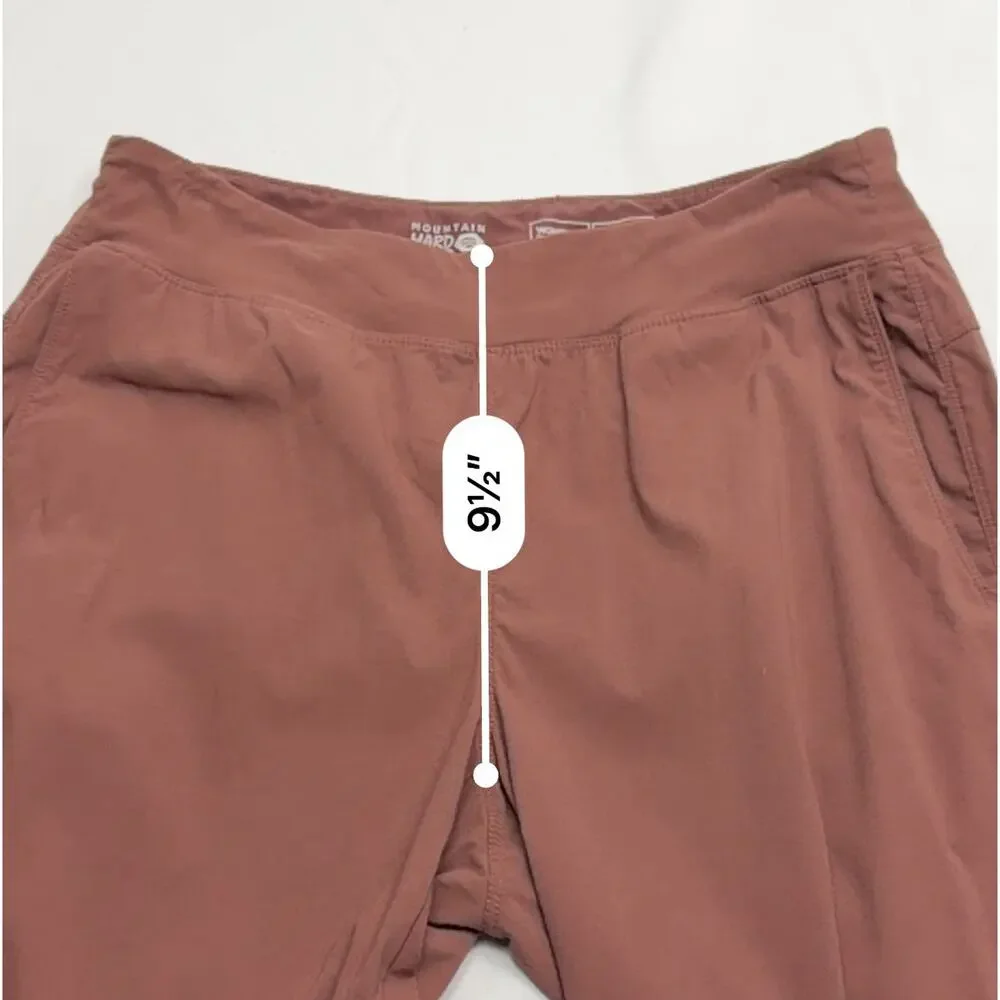 Mountain Hardwear Pants Women’s Medium Brown Hiking Trail Travel Lightweight